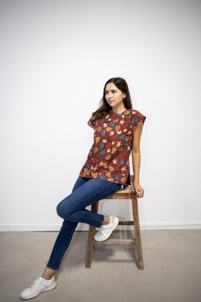 Boat neck top
